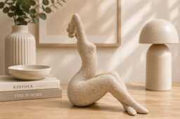 Big Woman Sculpture Modern Statue Home Art Decor Figurine Ornament Gift - thumbnail 1