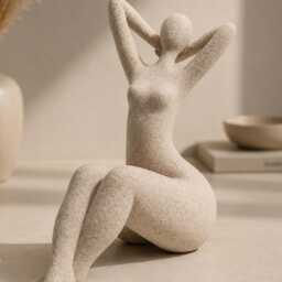 Big Woman Sculpture Modern Statue Home Art Decor Figurine Ornament Gift - thumbnail 2