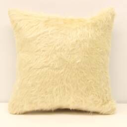 Handmade Turkish Kilim Pillow Cover, Wool & Cotton - 12x12 Inch - thumbnail 1