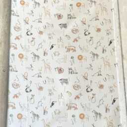 Alphabet Wedge Changing Mat, Alphabet Animal Changing Mat, A-Z Baby Change Anti Roll Mat - thumbnail 2