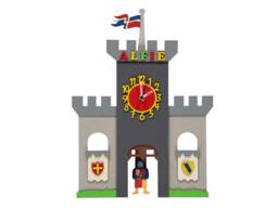 Knights Castle Personalised Wooden Pendulum Children's Clock - thumbnail 1