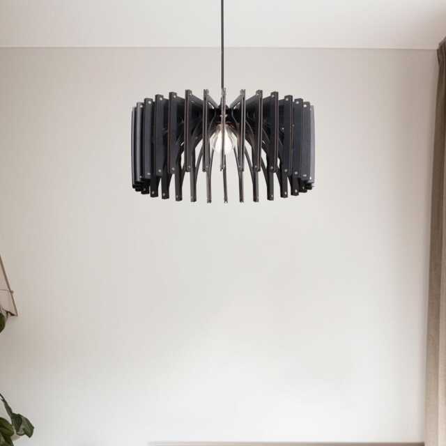 Wood Pendant Lamp Mid-Century Modern Chandelier, Kitchen Island Lighting - image 1
