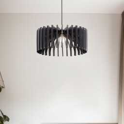 Wood Pendant Lamp Mid-Century Modern Chandelier, Kitchen Island Lighting