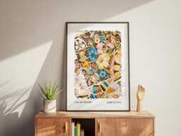 Antonio Gaudi Tiles Art Print Spanish Ceramic Pattern Wall Decor - thumbnail 1