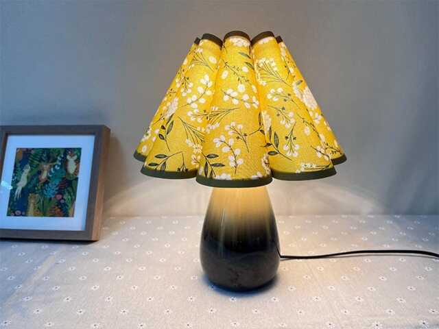 Floral Lamp Shade For Table Lamp, Designer Lampshade, Handmade Lampshade Pendant Light, Floor Wall & Home Decor - image 1