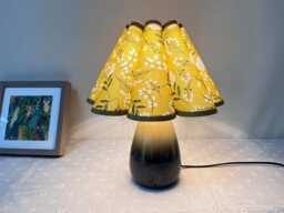 Floral Lamp Shade For Table Lamp, Designer Lampshade, Handmade Lampshade Pendant Light, Floor Wall & Home Decor - thumbnail 1