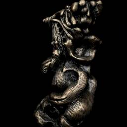"Bronze Fairy Sculpture, Shamanic Fantasy Art, " - thumbnail 2