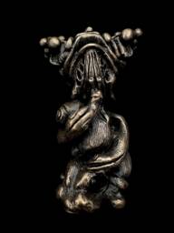 "Bronze Fairy Sculpture, Shamanic Fantasy Art, " - thumbnail 1