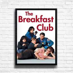 The Breakfast Club Print Retro 80S Movie Poster, Home Decor - thumbnail 2