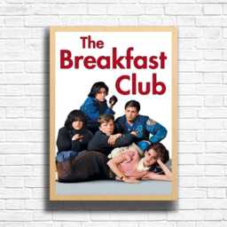 The Breakfast Club Print Retro 80S Movie Poster, Home Decor - thumbnail 3