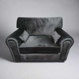 The Sapphire Cuddle Chair - Uk-Made Upholstered in Faux Leather - thumbnail 4