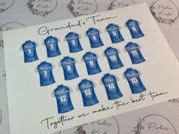 Football Family - Personalised Prints Custom Shirt Gift For Dad Birthday Gifts Fan - thumbnail 1