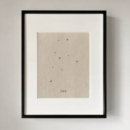 Leo Constellation Art Print, Wall Art, Home Decor, Zodiac - thumbnail 1