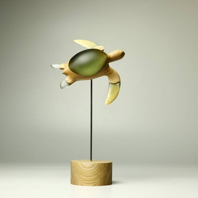 Duo Turtle Sculpture - 5 - image 1