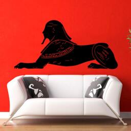 Wall Decals Egypt Great Sphinx Of Giza Egyptian Home Interior Design Vinyl Decal Sticker Kids Nursery Baby Room Decor M623 - thumbnail 2