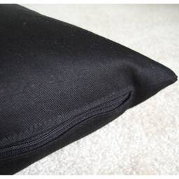 "10x16 Tempur Travel Pillow Cover With Zip 40x26cm Block Solid Black Color Casper Nap Bolster Oblong Cushion Case Sham Pillowcase 16""x10" - thumbnail 4