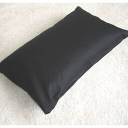 "10x16 Tempur Travel Pillow Cover With Zip 40x26cm Block Solid Black Color Casper Nap Bolster Oblong Cushion Case Sham Pillowcase 16""x10"