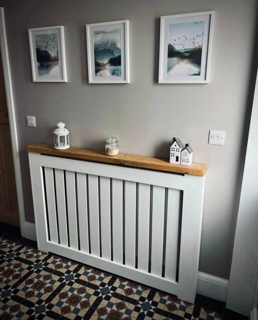 Handmade Fsc Wood Radiator Cover - 18cm Depth - image 1