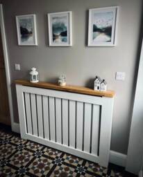 Handmade Fsc Wood Radiator Cover - 18cm Depth