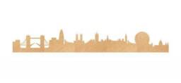 Corkline London Skyline Wall Pictures City Panorama Pinboard Decoration Made Of Cork Sticker Living Room Tattoo Bedroom Silhouette - thumbnail 2