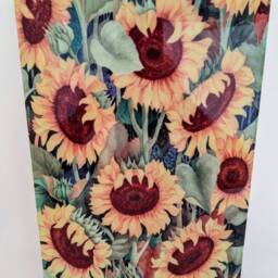 "Sunflowers Ceramic Wall Art Tile, 8"" By 12" - thumbnail 3