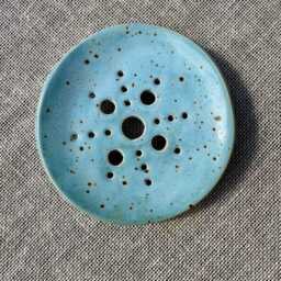 Handmade Ceramic Soap Dish With Drainage Modern Minimalist Bathroom Decor - thumbnail 4