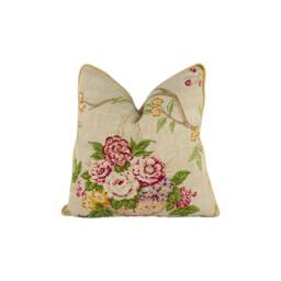 Sanderson - Willoughby Linen/Red Stunning Designer Cushion Cover Home D??cor Throw Pillow - thumbnail 1