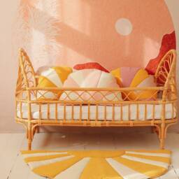 "Linen Sun Mat ""Dinner in Sausalito" - thumbnail 4