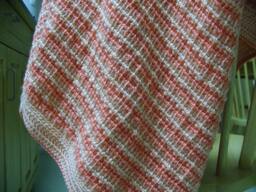 Peachy Baby Tunisian Afghan Blanket