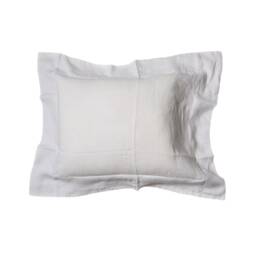 Softened Linen Pillowcase With Ruffled Border, Stone Washed - thumbnail 4