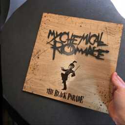My Chemical Romance Black Parade Album Cover Laser Engraved Wood Wall Art - thumbnail 2