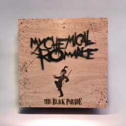 My Chemical Romance Black Parade Album Cover Laser Engraved Wood Wall Art - thumbnail 3