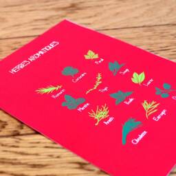 Poster/Card Kitchen Aromatic Herbs Wall Decoration - thumbnail 2