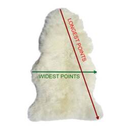 Luxury Real Genuine Swedish Gotland Single Sheepskin Rug Chair Floor Sofa Cover, Got187 - thumbnail 4