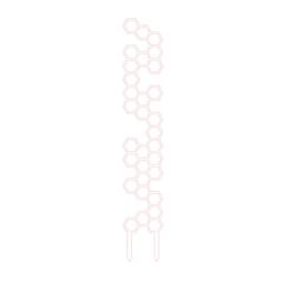 Extra Tall Hexagon Plant Trellis Svg Dxf PDF Laser Cut File - thumbnail 2