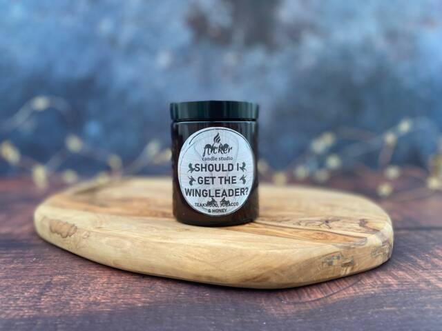 Should I Get The Wing Leader? - Officially Licensed Fourth By Rebecca Yarros Soy Wax Candle - image 1