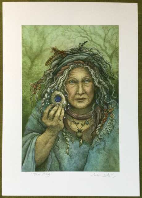 "The Hag - Print From The ""Forest Of Enchantment Oracle" - image 1