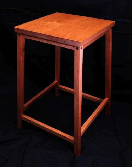 Solid Cherry Bar Stool 60cm - image 1