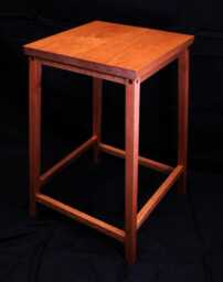 Solid Cherry Bar Stool 60cm - thumbnail 1