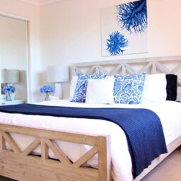 Hamptons Style Cushion Cover, Cover Only, Hampton's Pillows, Blue & White Cushions, Scatter Cushion, Floral French Cushions - thumbnail 3
