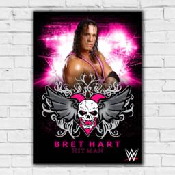 Wwe Print - Bret Hart Hitman Poster Wrestling Wall Art - thumbnail 2