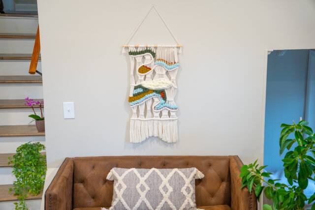 Macraweave Woven Macrame Wall Hanging Tapestry/Colorful Weaving Art Fiber Large Decor - image 1