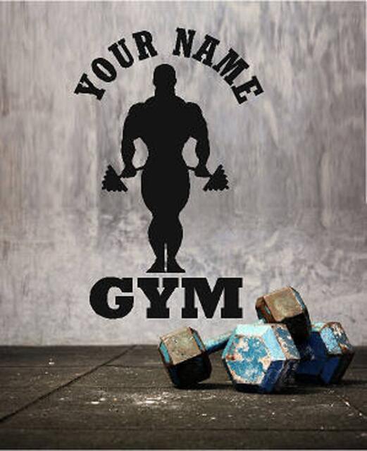 Personalised Gym Wall/Window Decal - image 1