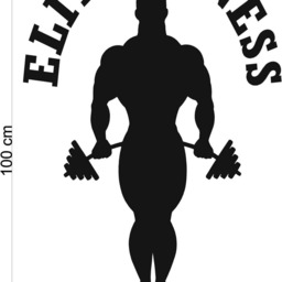 Personalised Gym Wall/Window Decal - thumbnail 3