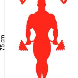 Personalised Gym Wall/Window Decal - thumbnail 2