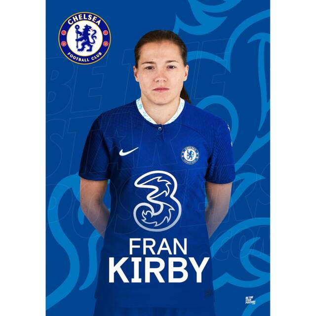 Chelsea Women Fc Kirby 22/23 Headshot Poster - Officially Licensed Product A3/A4