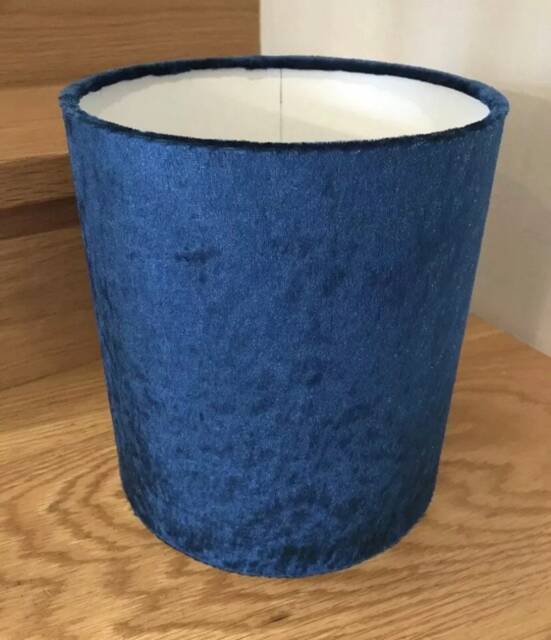 Handmade Lampshade in A Beautiful Teal Blue Colour Velvet Fabric, Various Sizes Available, Ceiling Or Table/Floor Lamp Options - image 1