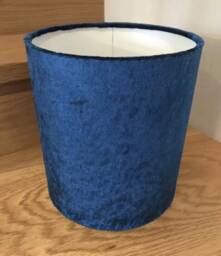 Handmade Lampshade in A Beautiful Teal Blue Colour Velvet Fabric, Various Sizes Available, Ceiling Or Table/Floor Lamp Options - thumbnail 1