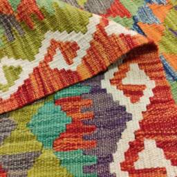 Runner Rug Classic, Handmade Artisan Afghan Turkish Persian Qashqai Navajo Bohemian Wool Flatweave Multicolour Kilim 209x73 cm - thumbnail 3