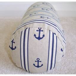 "Anchor Bolster Pillow Cover Cylinder Neck Roll 16"" 18" - thumbnail 3